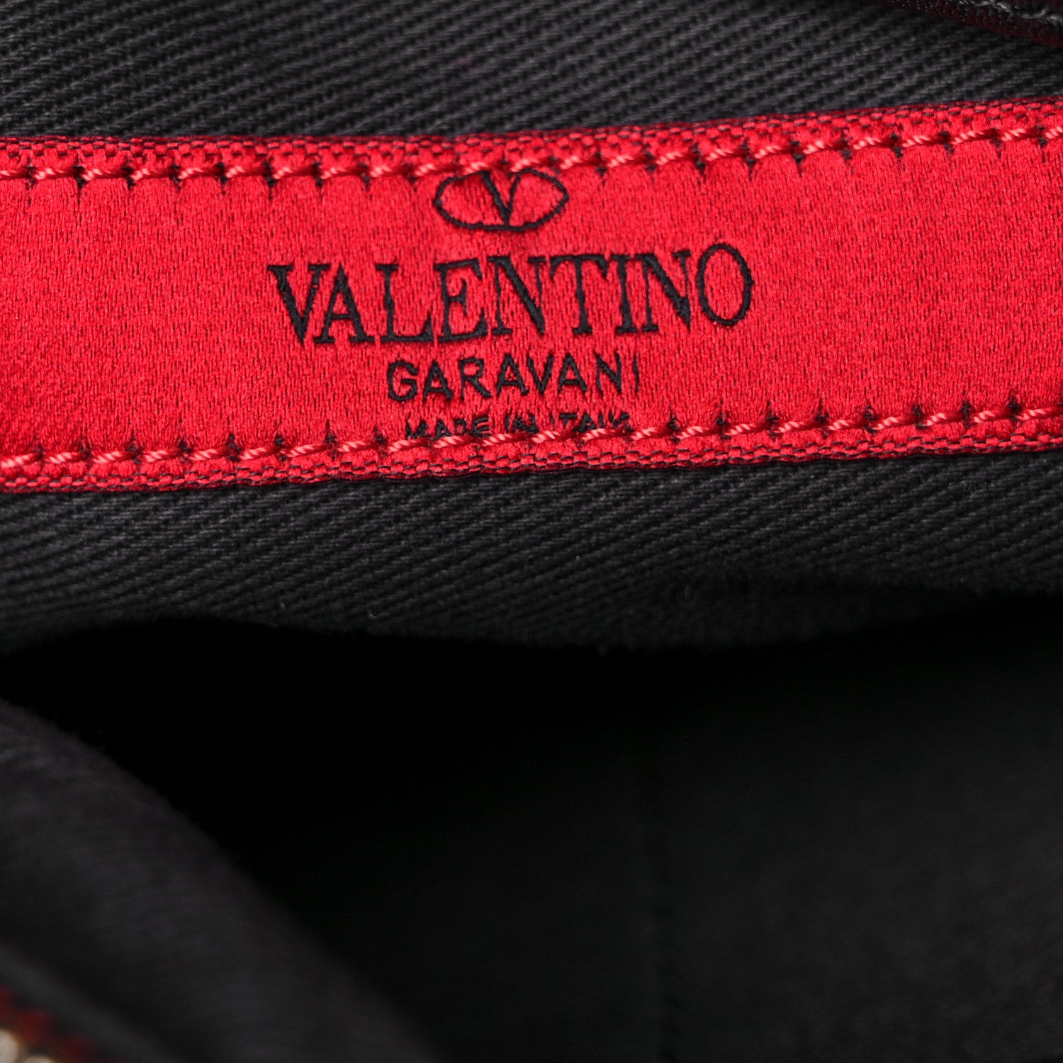Valentino Garavani Vitello Rockstud Dome Satchel Black 11 of 23