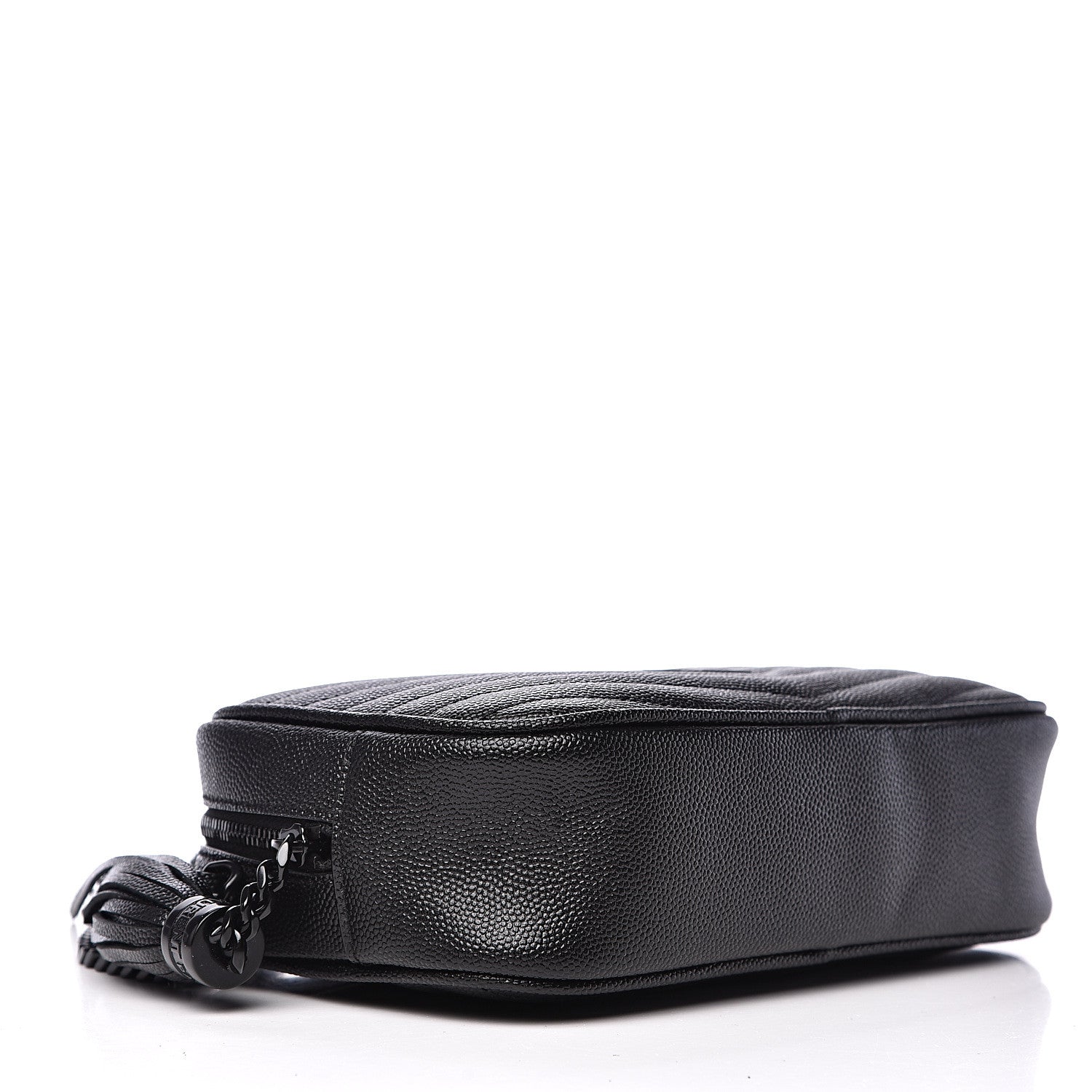Saint Laurent Grain De Poudre Matelasse Monogram Mini Lou Camera Bag Black 3 of 8