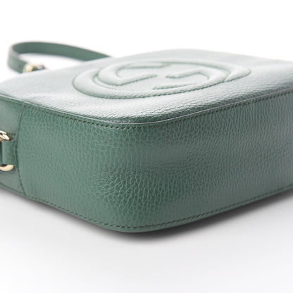 Gucci Pebbled Calfskin Small Soho Disco Bag Emerald Green 5 of 7