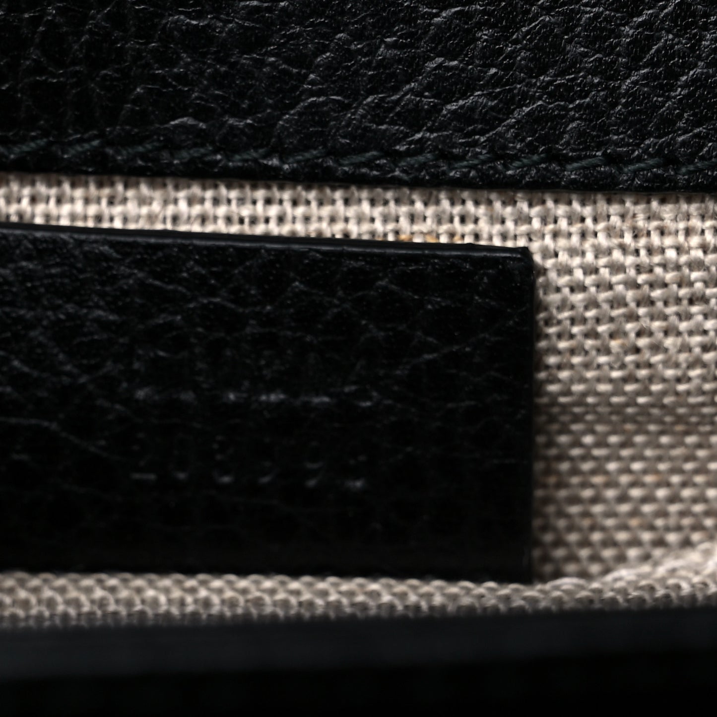 Dollar Calfskin Small Interlocking G Shoulder Bag Black