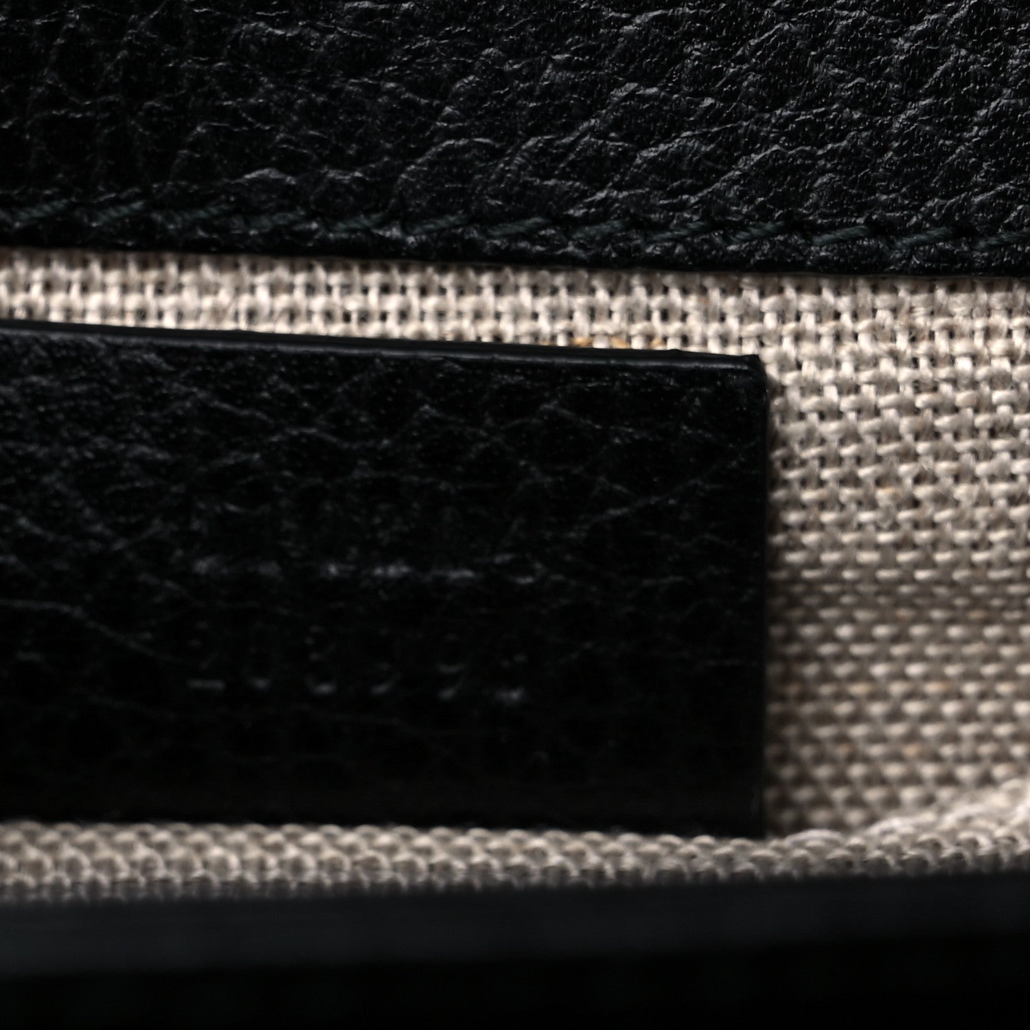 Gucci Dollar Calfskin Small Interlocking G Shoulder Bag Black 7 of 11