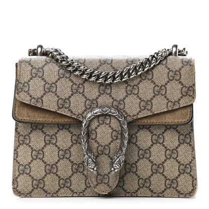 Gucci GG Supreme Monogram Mini Dionysus Shoulder Bag Taupe 1 of 20