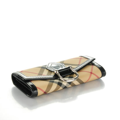 Burberry Nova Check Continental Wallet Black 4 of 8