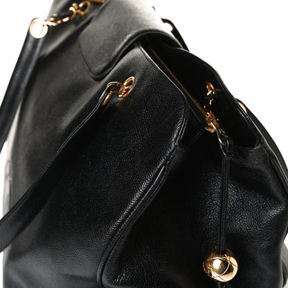 Chanel Caviar XL Weekender Bag Black 17 of 24