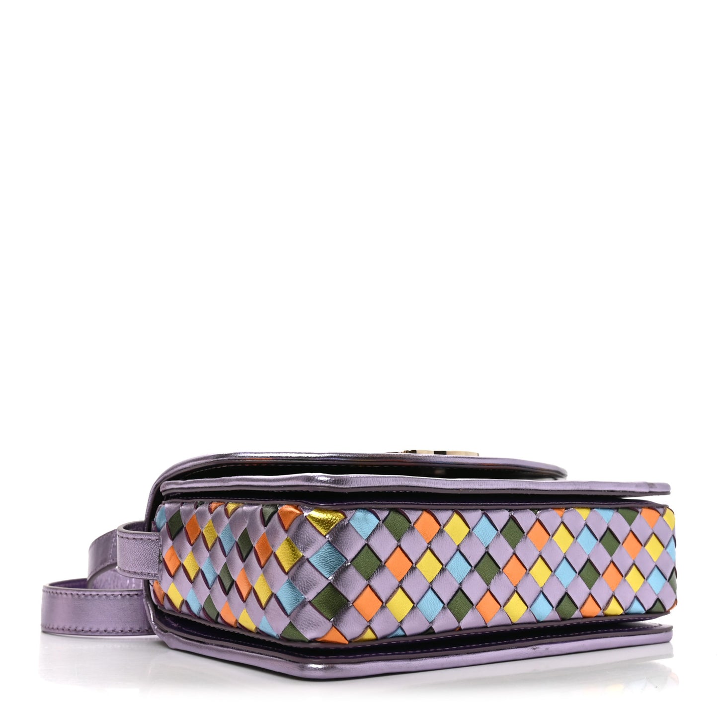 Metallic Nappa Loubi54 Crossbody Bag Multicolor