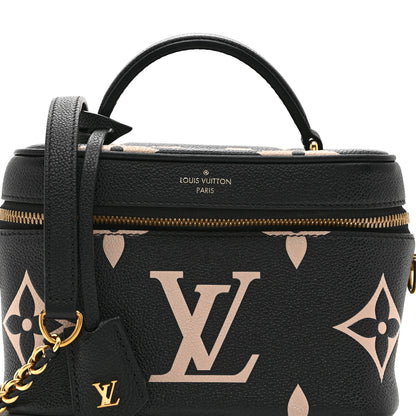 Louis Vuitton Empreinte Monogram Giant Vanity PM Black Beige 7 of 9