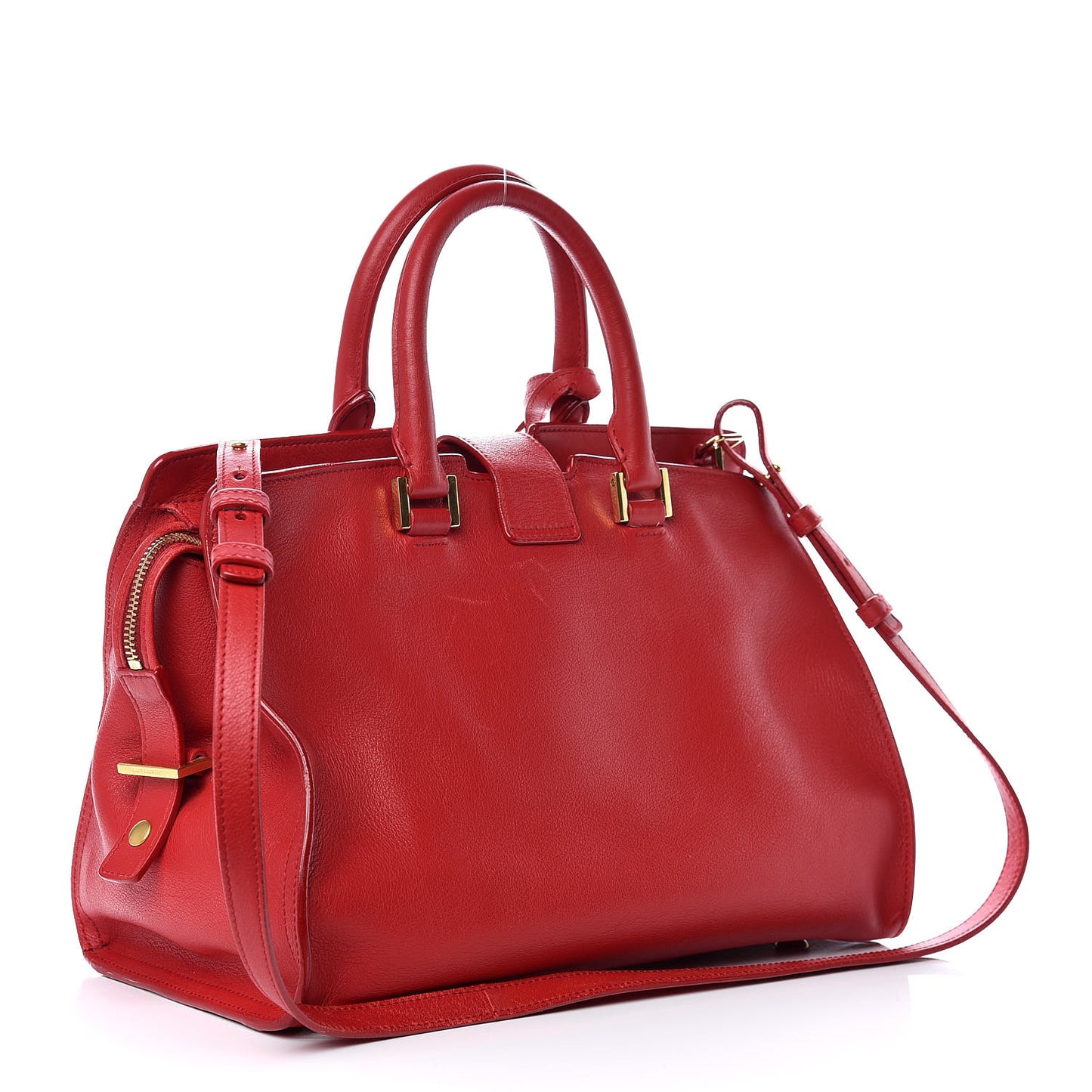 Calfskin Small Classic Y Cabas Rouge Orient