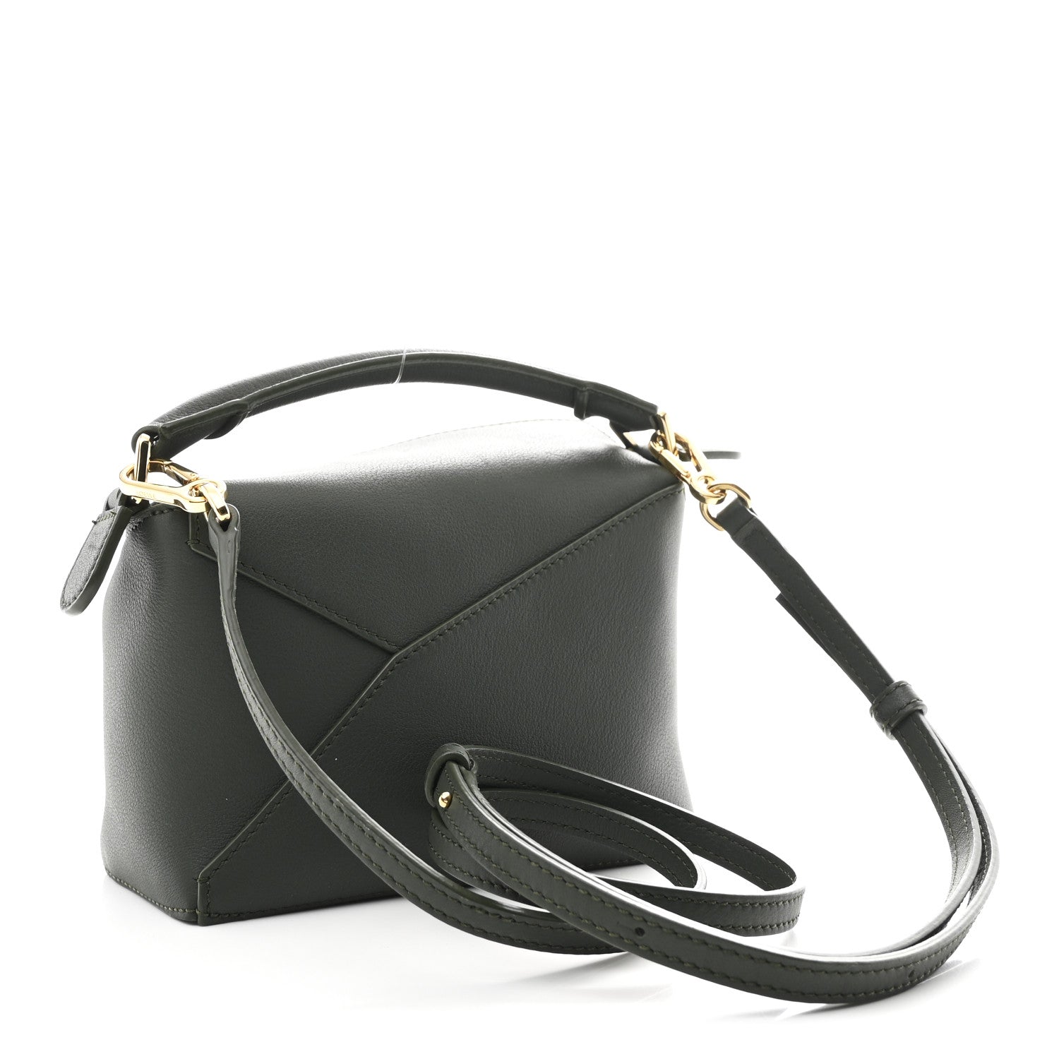 Loewe Calfskin Mini Puzzle Edge Bag Vintage Khaki 3 of 11