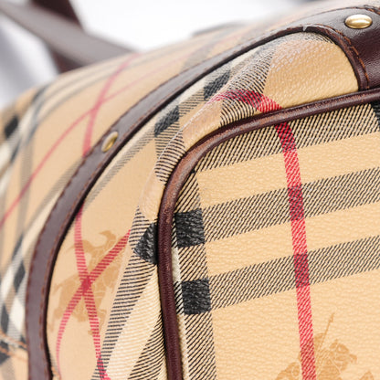 Burberry Haymarket Check Large Tote Chocolate 11 of 18