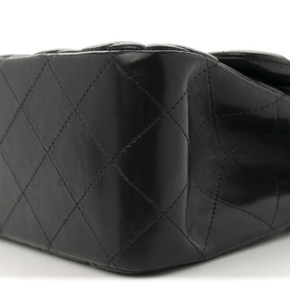 Chanel Lambskin Quilted Jumbo Double Flap Black 10 of 11