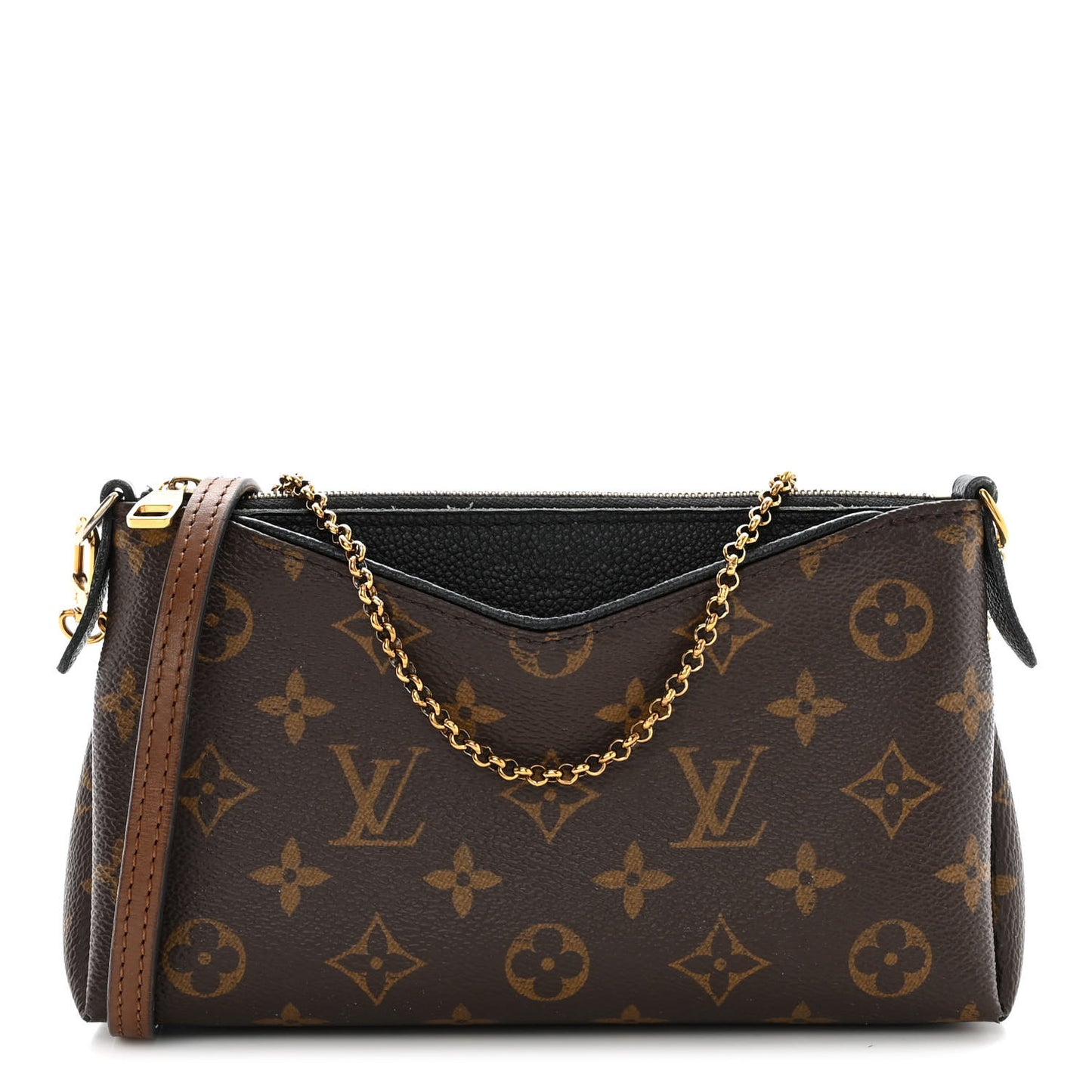 Monogram Pallas Clutch Black