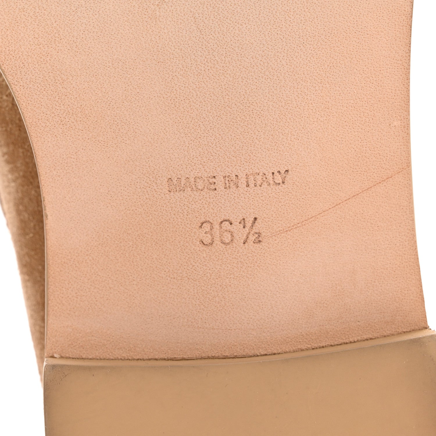 Chanel Suede CC Loafers 36.5 Dark Beige 7 of 9