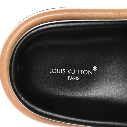 Louis Vuitton Nylon Monogram LV Pool Pillow Flat Comfort Mule 40 Cacao Brown 7 of 9