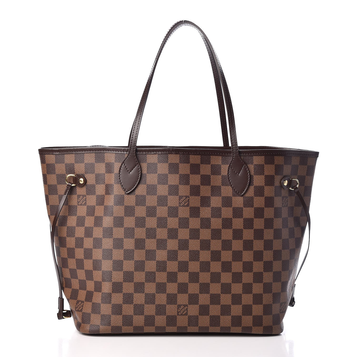 Louis Vuitton Damier Ebene Neo Neverfull MM Rose Ballerine 3 of 10