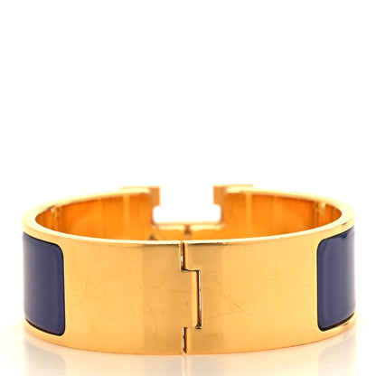 Hermes Enamel Wide Clic Clac H Bracelet PM Violet 3 of 5