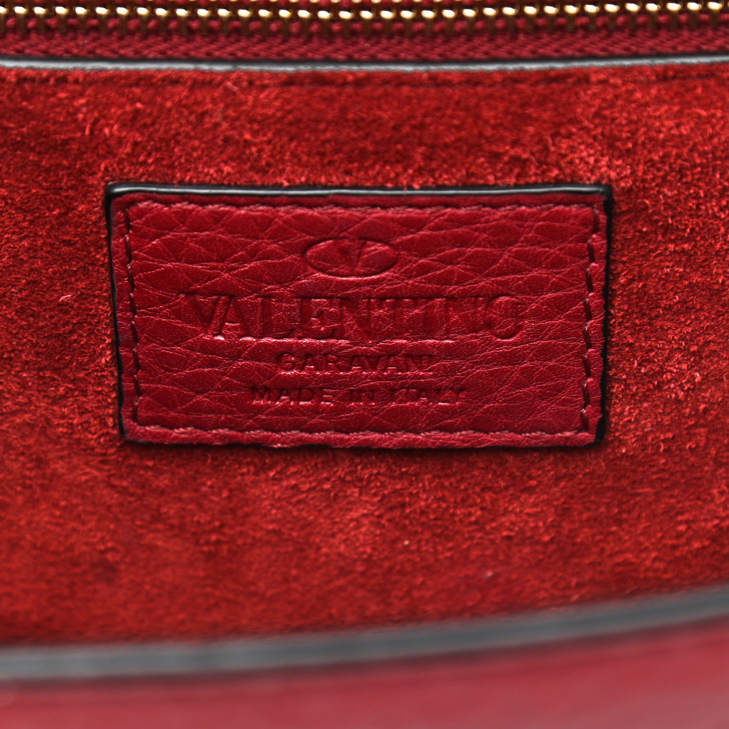 Valentino Garavani Pebbled Calfskin Small Glam Lock Rockstud Flap Red 6 of 10