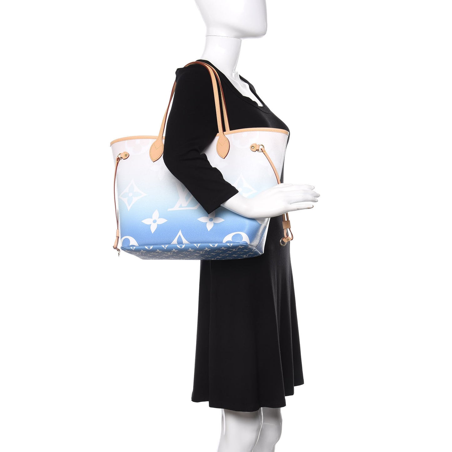 Monogram Giant By The Pool Neverfull MM Blue
