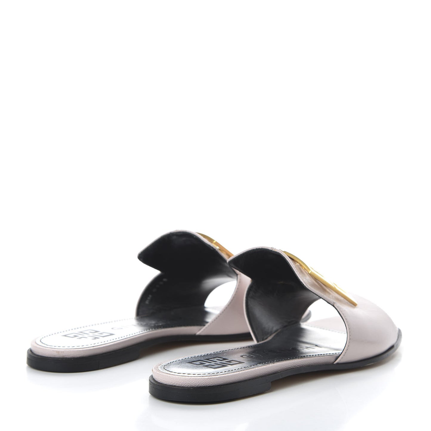 Goatskin 4G Flat Sandals 35.5 Pink