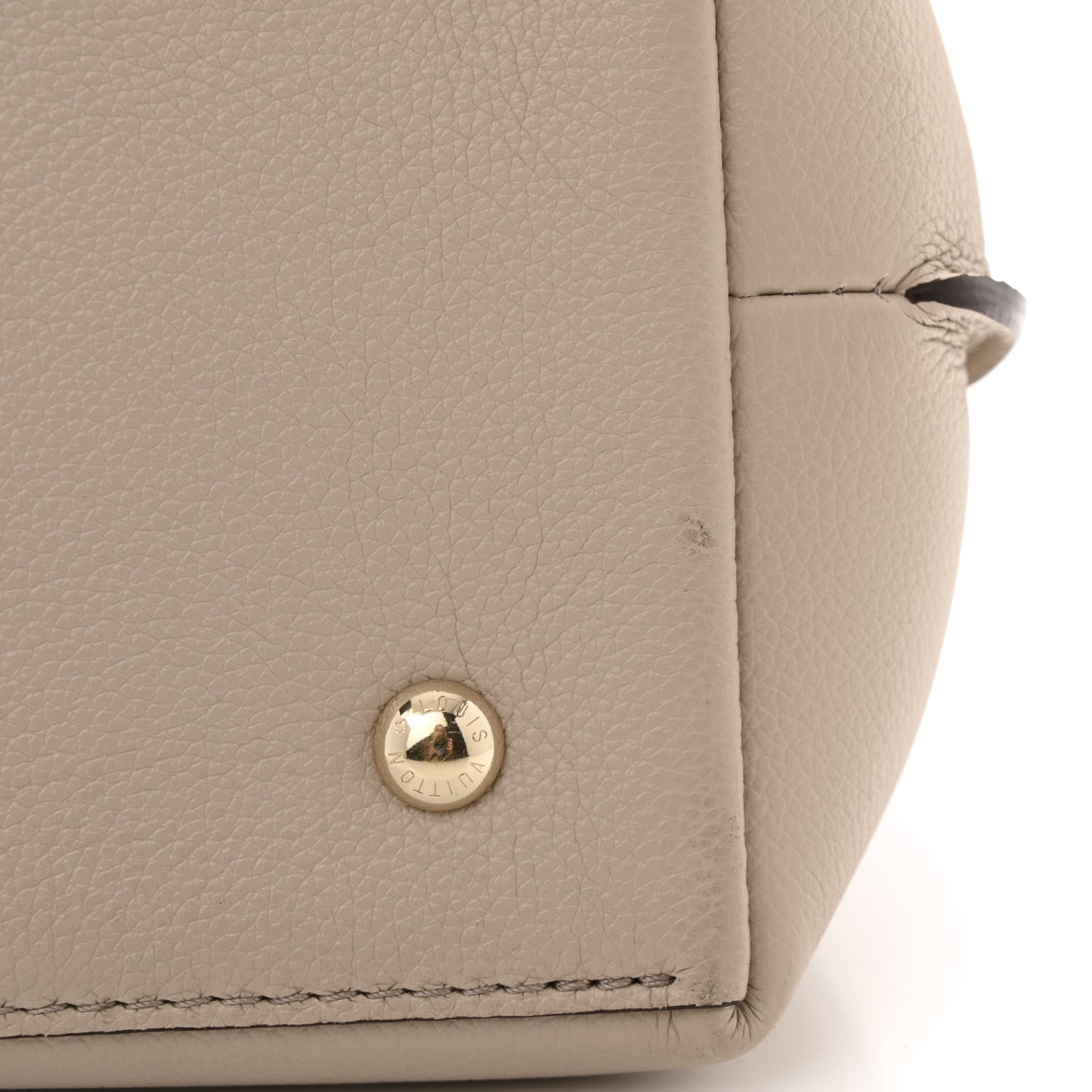 Soft Calfskin Lockme Ever MM Greige