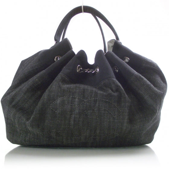 Denim Cabas Tote