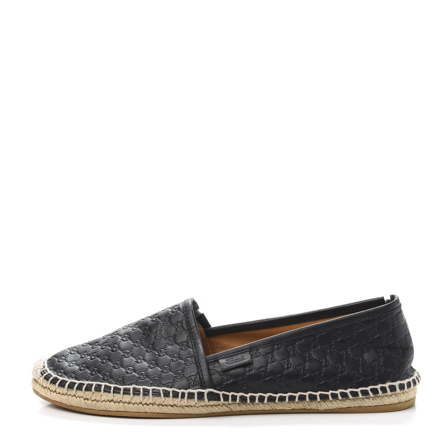 Microguccissima Signature Espadrilles 39 Black
