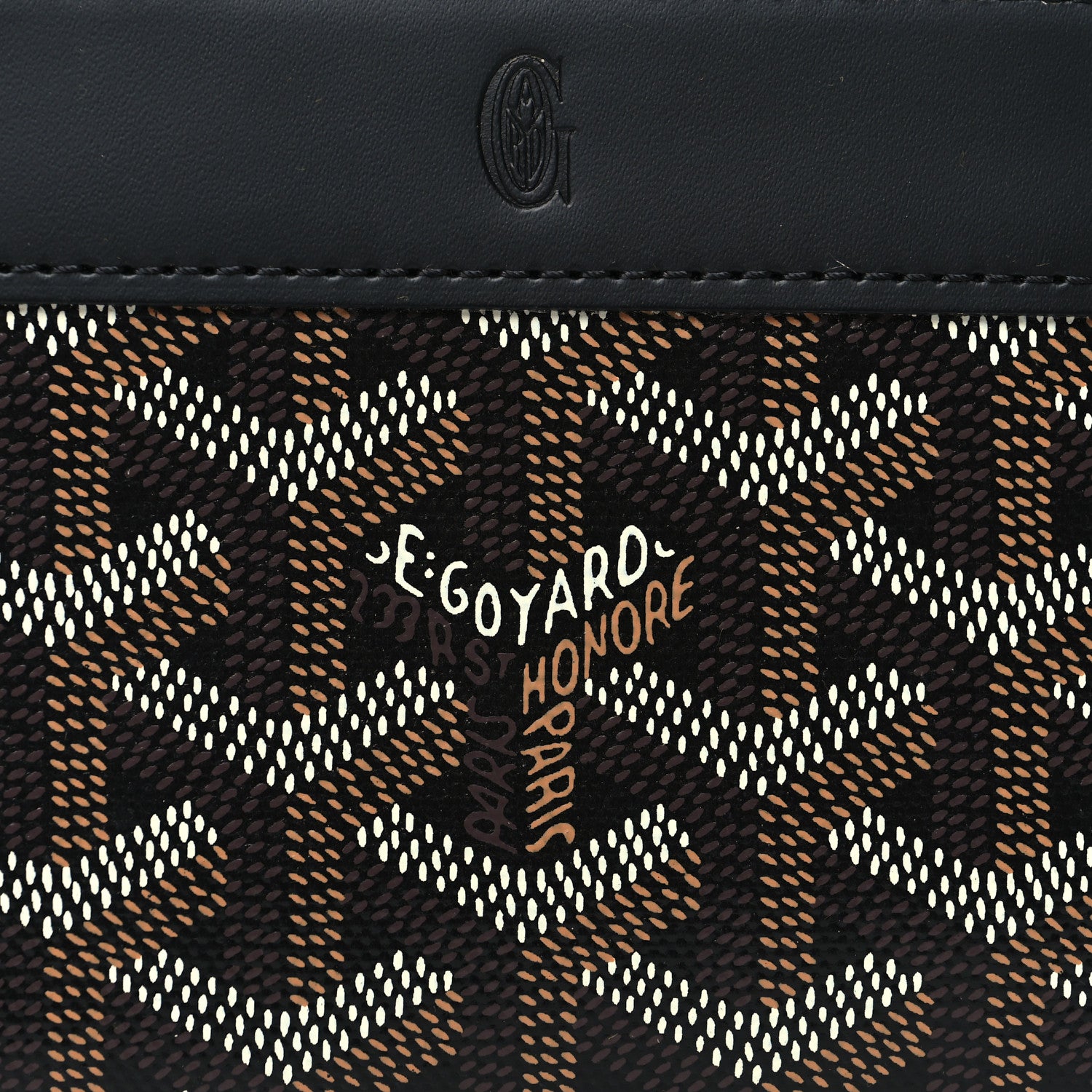 Goyard Goyardine Matignon PM Wallet Black 7 of 8
