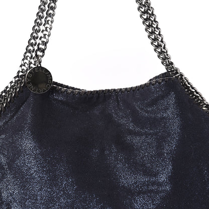 Stella McCartney Metallic Shaggy Deer Small Falabella Tote Navy 11 of 11