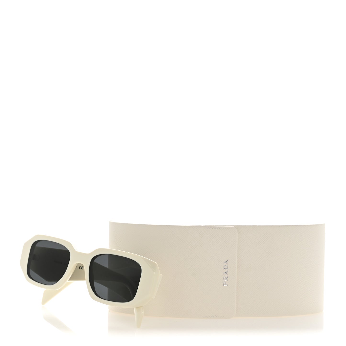 Acetate Symbole Sunglasses SPR 17W White