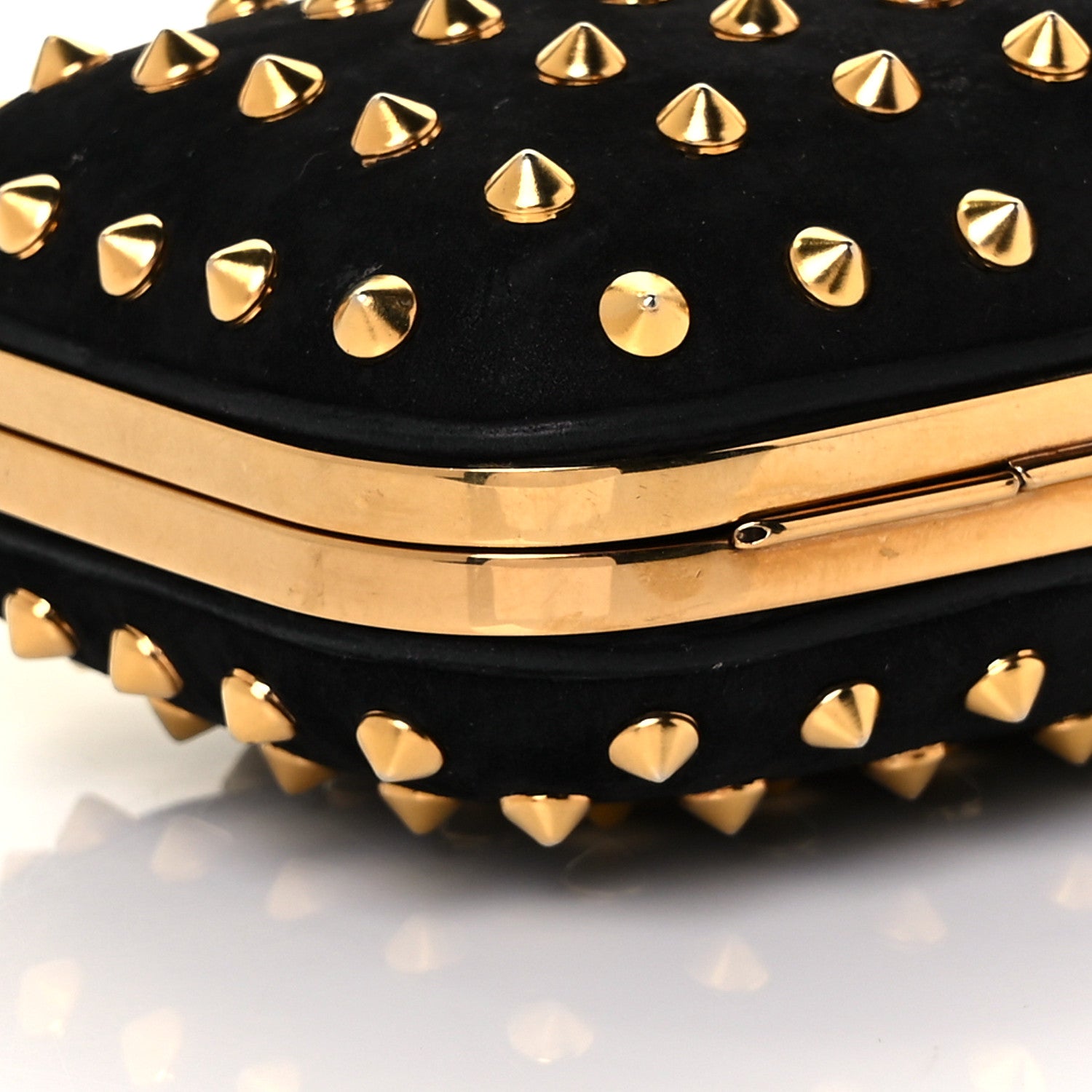 Gucci Studded Broadway Clutch Black 8 of 9