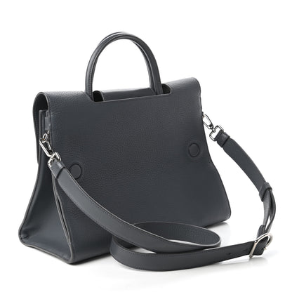 Christian Dior Grained Calfskin Medium Diorever Flap Grey 4 of 10