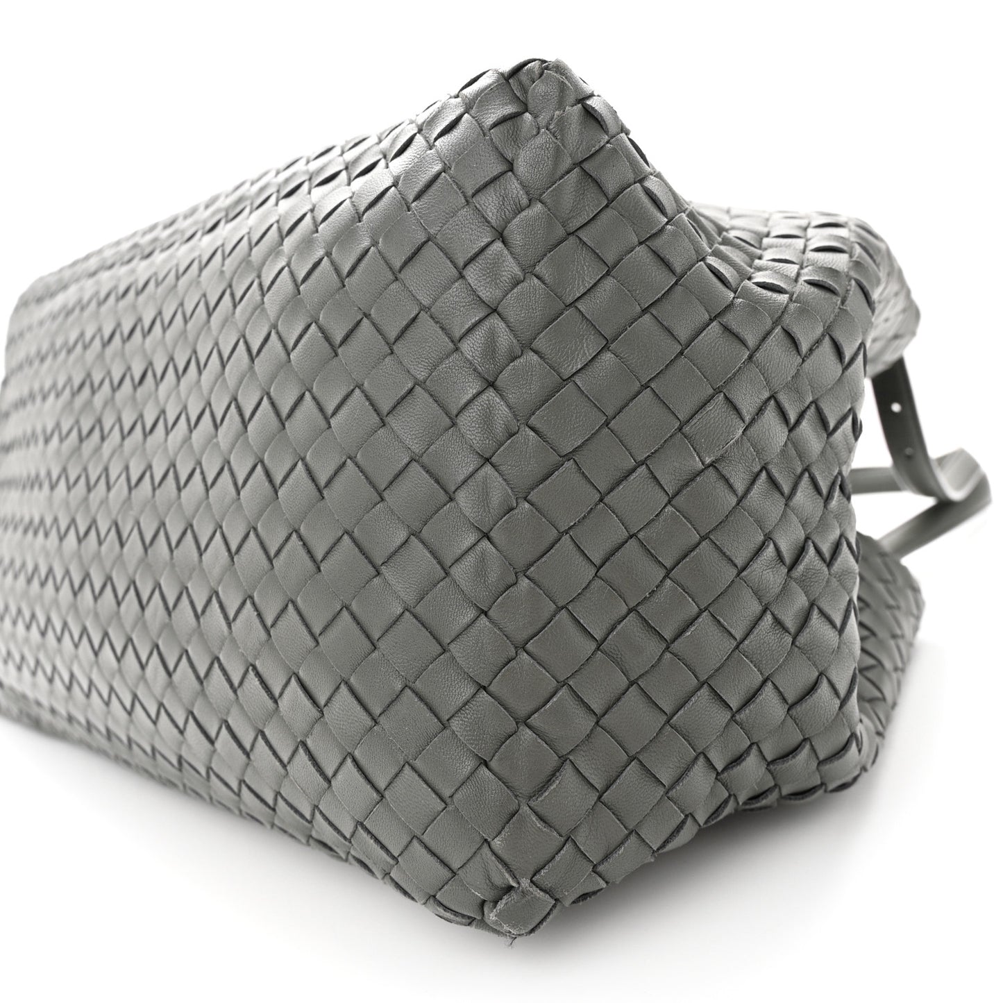 Nappa Intrecciato Medium Seamless Tote Grey