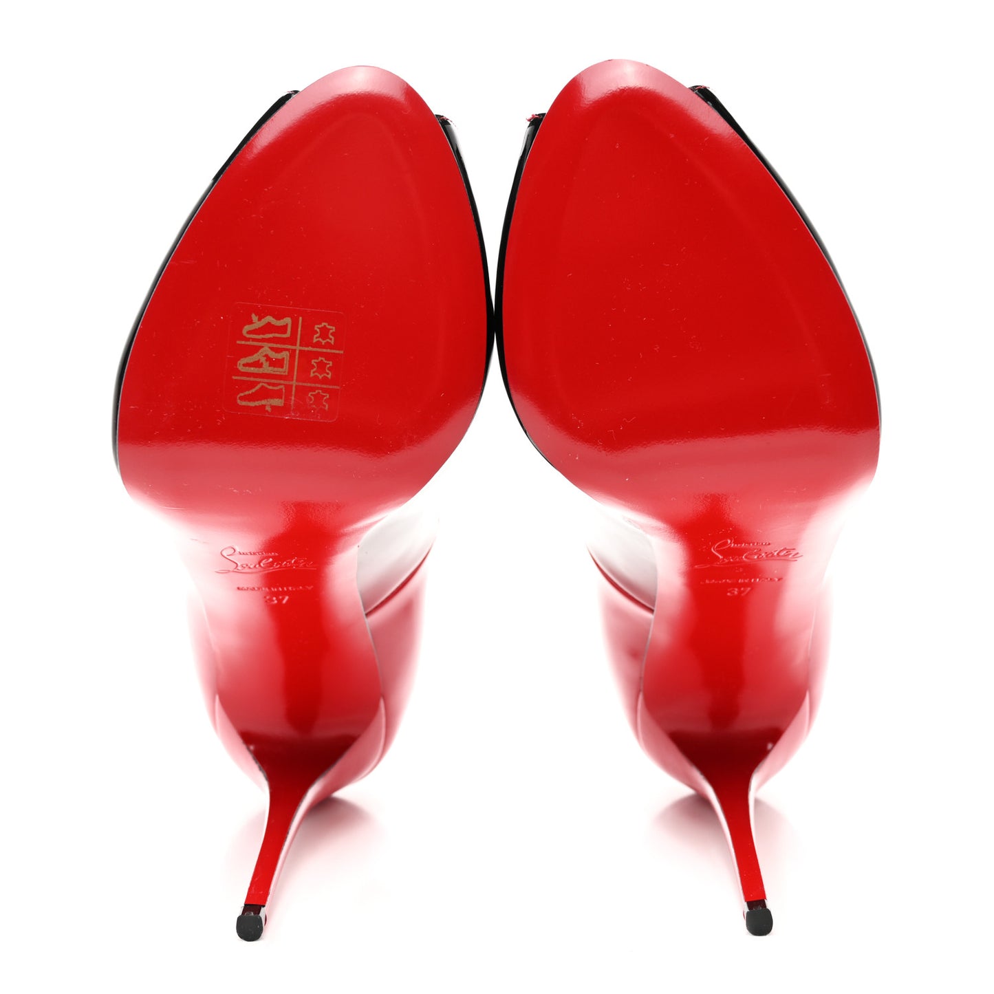Patent Degrade New Very Prive 120 Pumps 37 Black Red