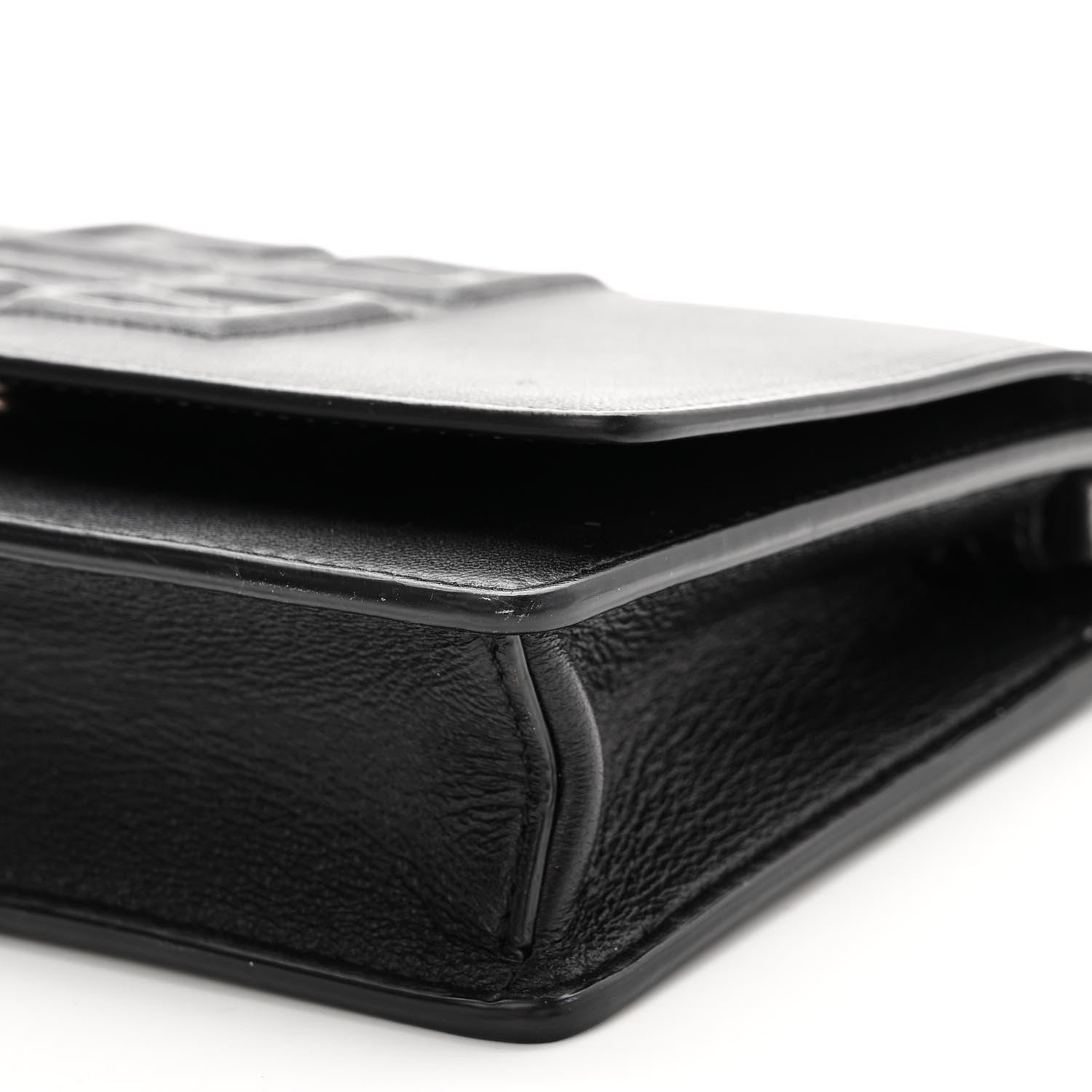 Givenchy Lambskin Emblem Chain Wallet Black 6 of 9