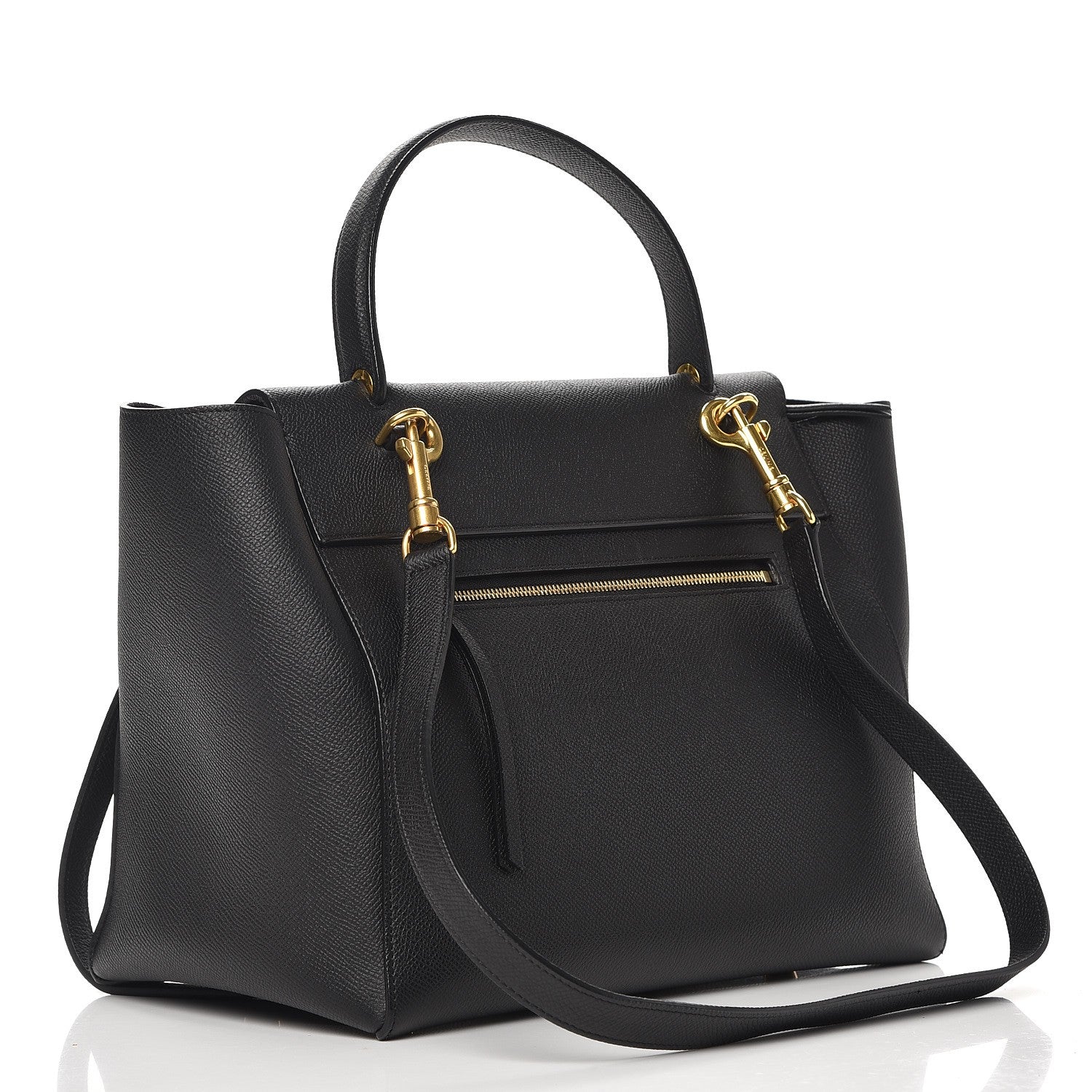 Celine Grained Calfskin Mini Belt Bag Black 4 of 8