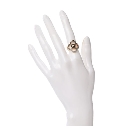Louis Vuitton Strass Encrusted Flower Power Ring M 2 of 5