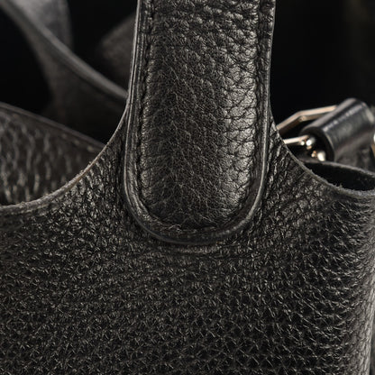 Hermes Taurillon Clemence Picotin Lock 18 PM Black 7 of 18