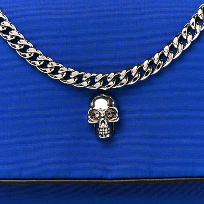 Alexander McQueen Nylon Skull Camera Crossbody Bag Royal Blue 7 of 9