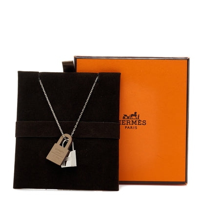 Hermes Swift O'Kelly Pendant Necklace Etoupe 6 of 7