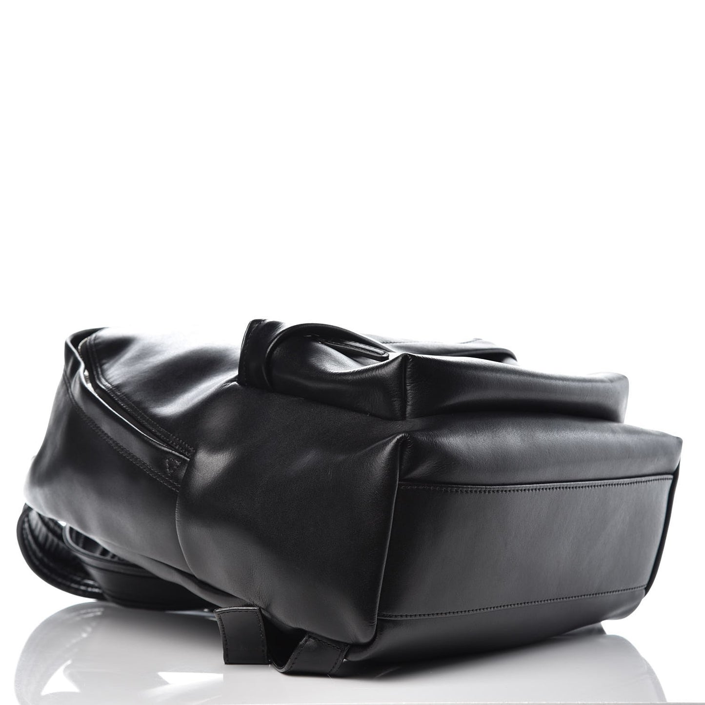 Calfskin Star Mini Backpack Black White