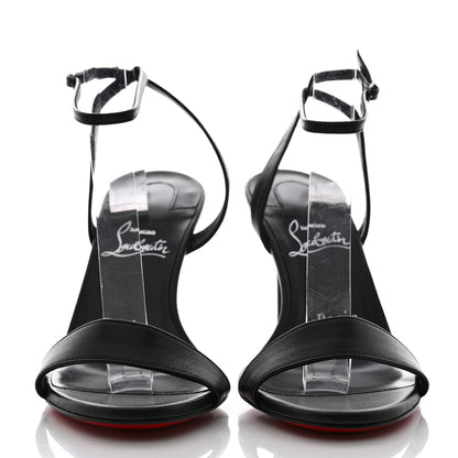 Christian Louboutin Nappa Loubigirl 100 Sandals 37.5 Black 2 of 7