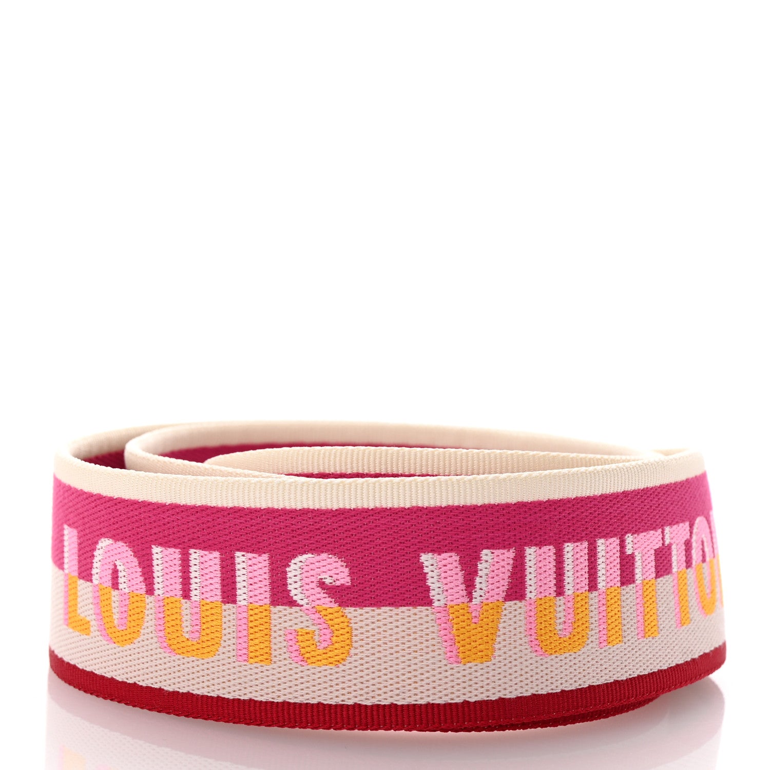 Louis Vuitton Jacquard Speedy Bandouliere 20 Shoulder Strap Fuchsia 2 of 3