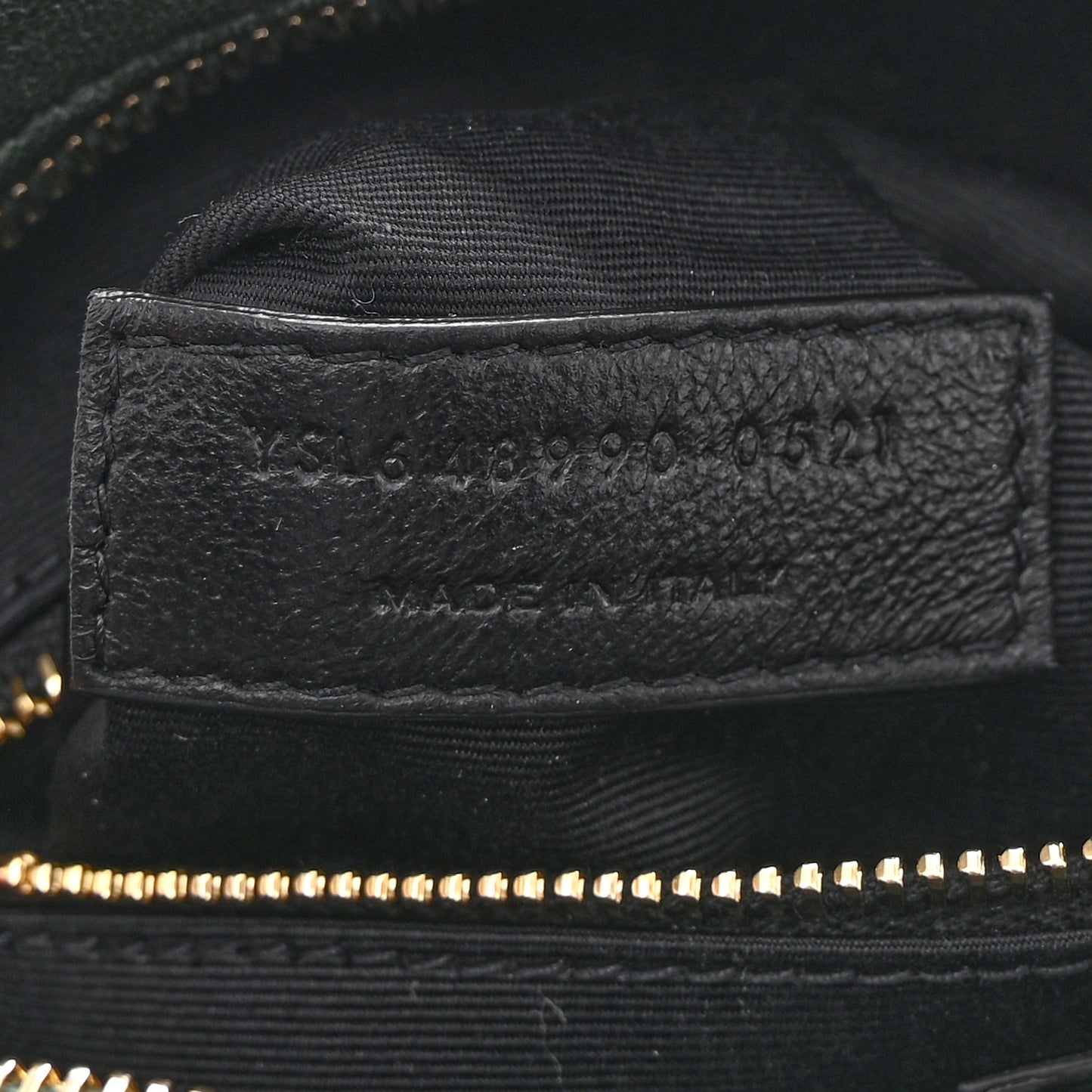 Lambskin Quilted Victoire Camera Bag New Vert Fonce