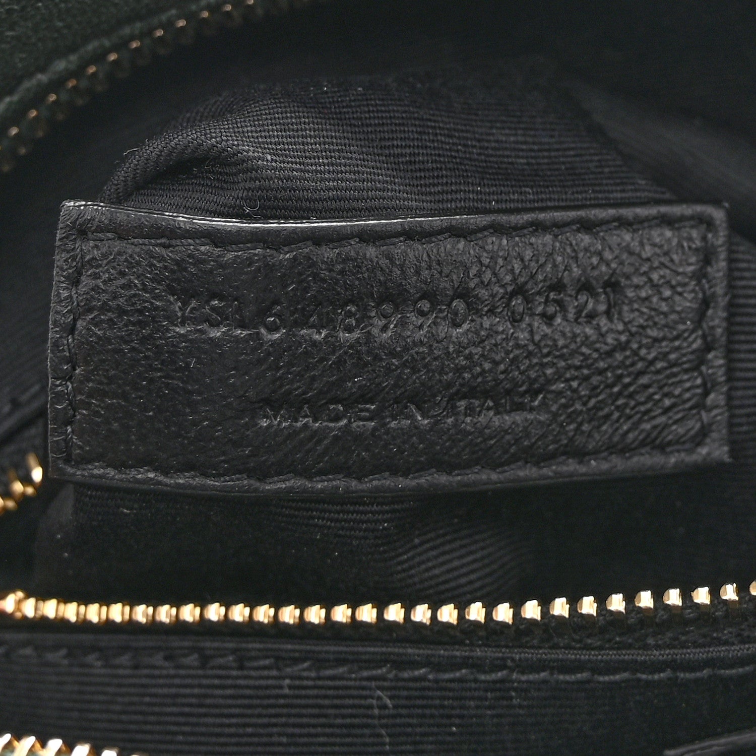 Saint Laurent Lambskin Quilted Victoire Camera Bag New Vert Fonce 7 of 11