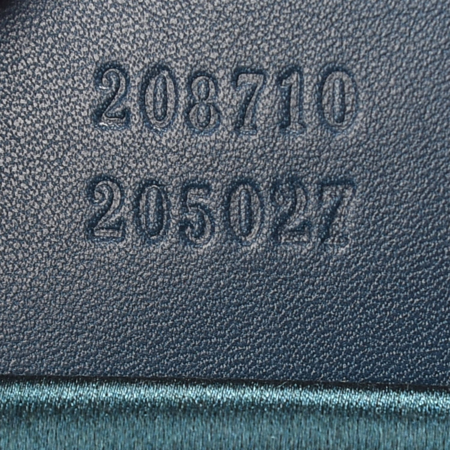 Gucci Suede Babouska Clutch Blue 6 of 8