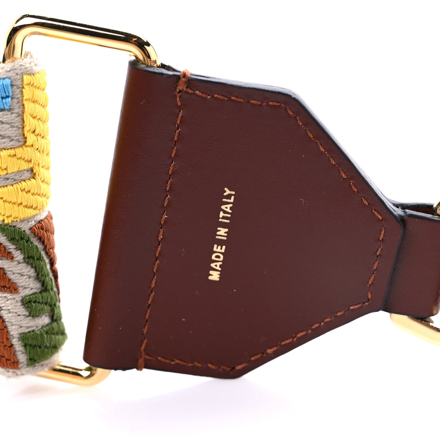 Fendi X SARA COLEMAN Canvas Vitello King FF Fish Eye Strap You Multicolor 4 of 4