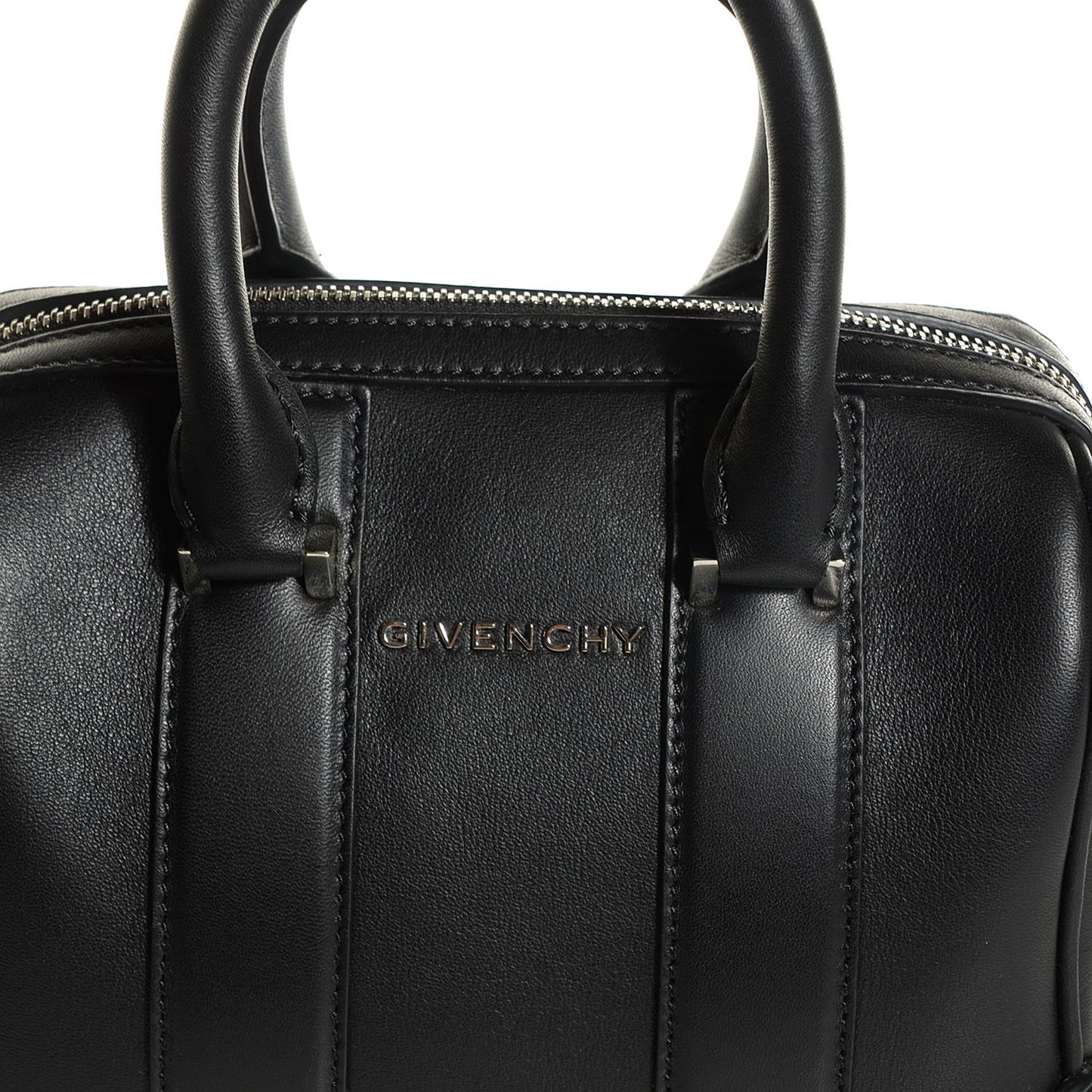 Calfskin Micro Lucrezia Satchel Black