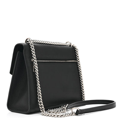 Louis Vuitton Soft Calfskin Mylockme Chain Bag BB Black 3 of 10