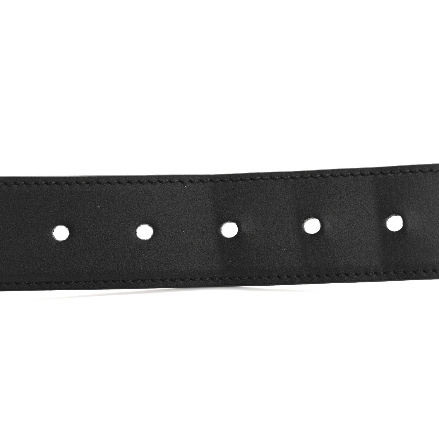 Louis Vuitton Calfskin 35mm Pont Neuf Belt 85 34 Black 3 of 6