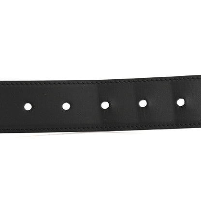 Louis Vuitton Calfskin 35mm Pont Neuf Belt 85 34 Black 3 of 6