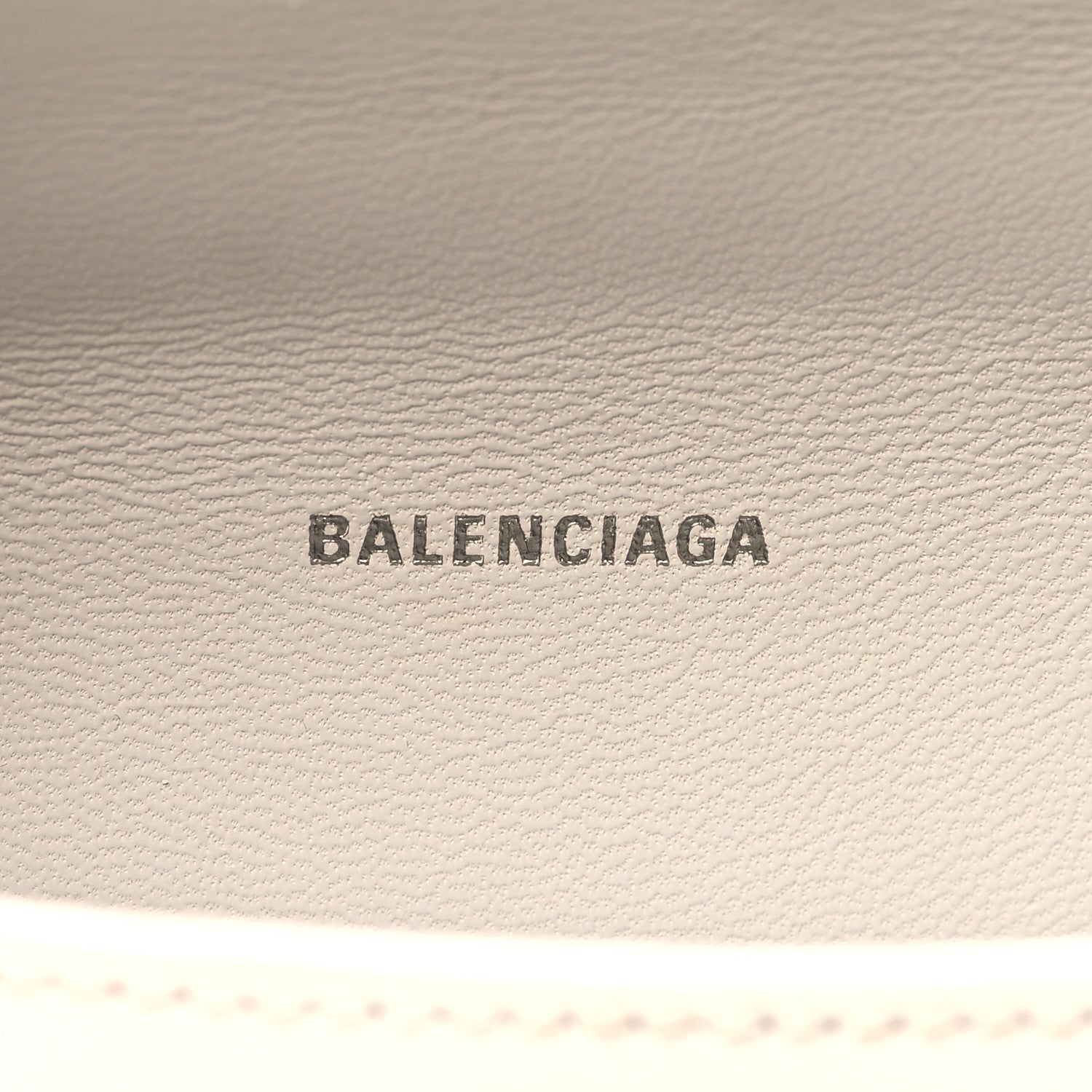 Balenciaga Shiny Box Calfskin Hourglass Top Handle Bag XS Chalky White 6 of 15